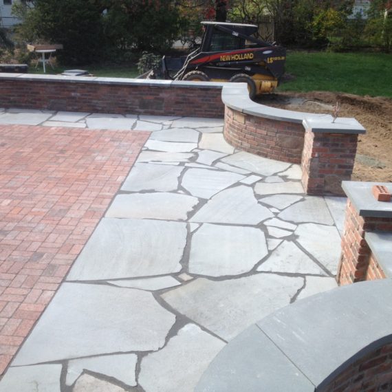 Patio Stonework Blue Stone